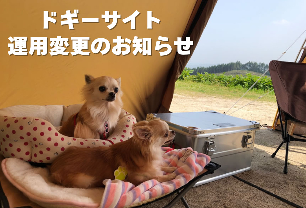 ドギーサイトの運用変更のお知らせ